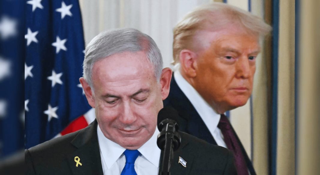 নেতানিয়াহুই ট্রাম্পকে ইরানের বিরুদ্ধে অভিযানে প্ররোচিত করেছিলেন। কিন্তু সেই ইসরায়েলকেই এখন এই যুদ্ধবিরতি চুক্তির নিছক দর্শক হয়ে থাকতে হচ্ছে । ছবি: এএফপি
