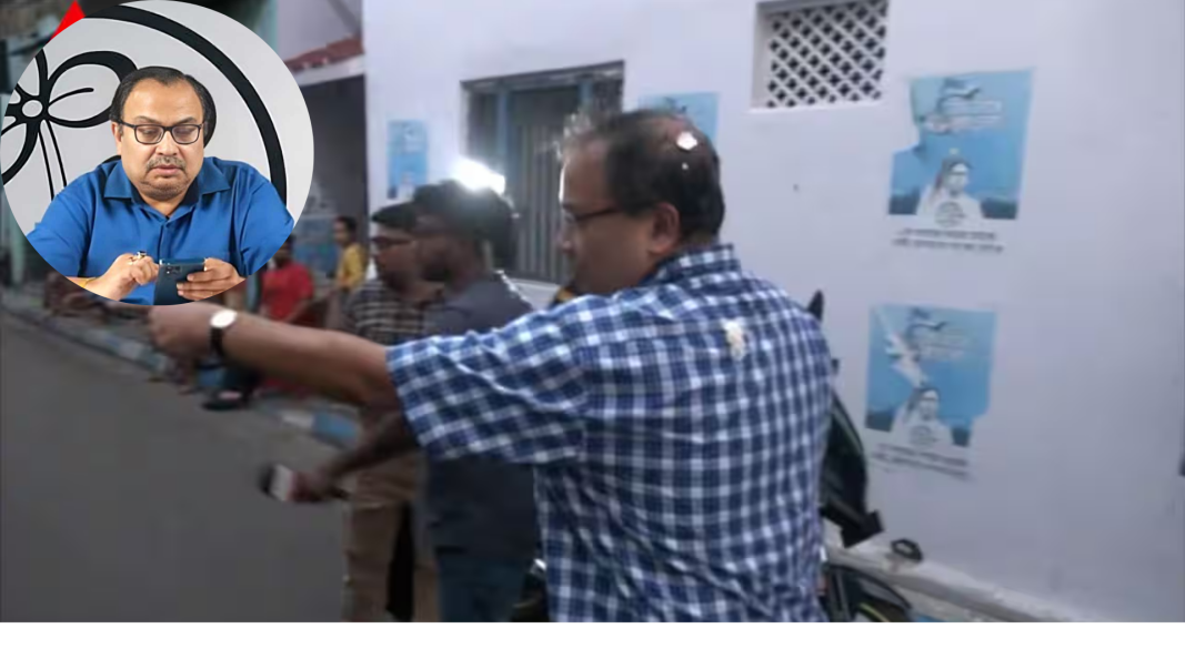 কুণাল ঘোষকে লক্ষ্য করে পচা ডিম নিক্ষেপ