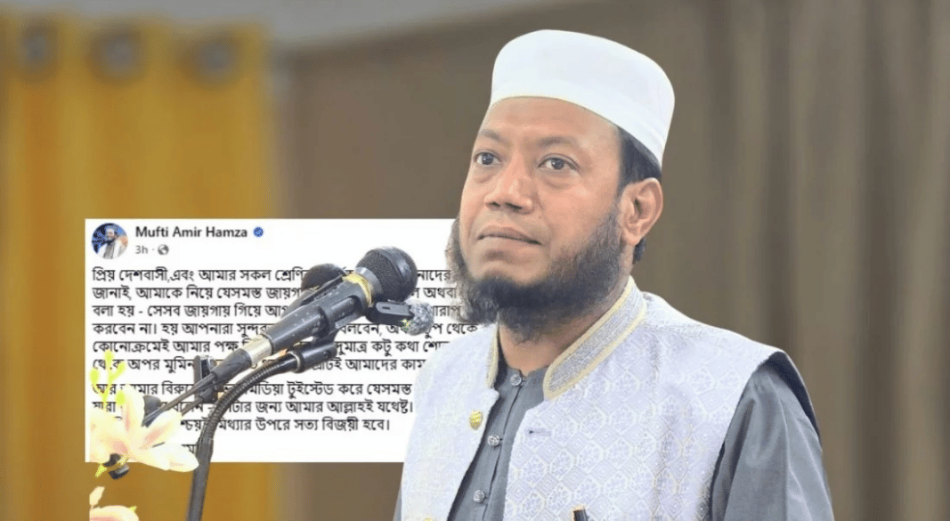 আমির হামজা ও তার ফেসবুক পোস্ট