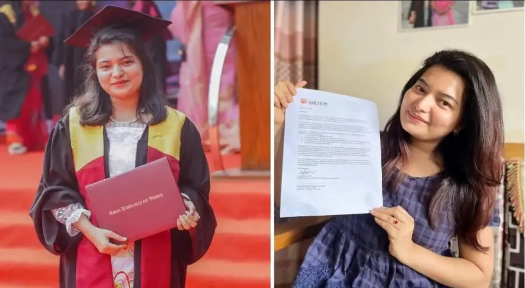 চট্টগ্রাম বিশ্ববিদ্যালয়ের শিক্ষার্থী নীলাওয়ান রাখাইন। ছবি:সংগৃহীত