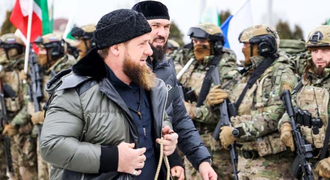 ইউক্রেনে রাশিয়ার আগ্রাসনের সময় চেচেন প্রজাতন্ত্রের প্রধান রমজান কাদিরভ।