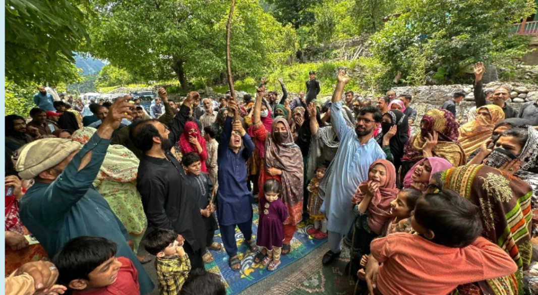 বিক্ষোভে উত্তাল হয়ে উঠেছে আজাদ কাশ্মির অঞ্চল। ছবি: সংগৃহীত