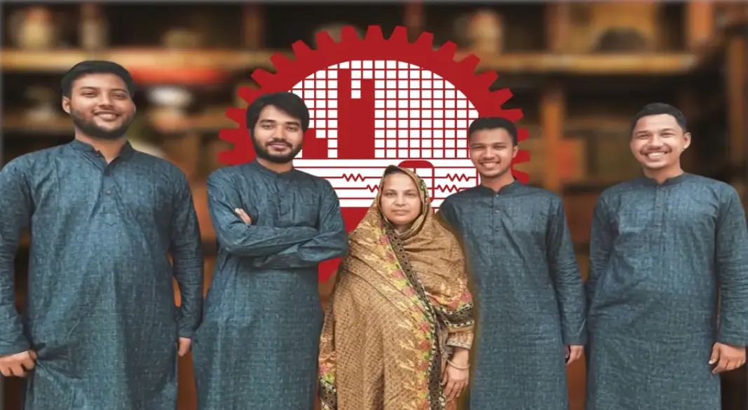 চট্টগ্রামের রাঙ্গুনিয়ার একই পরিবারের চার ভাই বাংলাদেশ প্রকৌশল বিশ্ববিদ্যালয়ে পড়ার সুযোগ পেয়েছেন। ছবি: সংগৃহীত