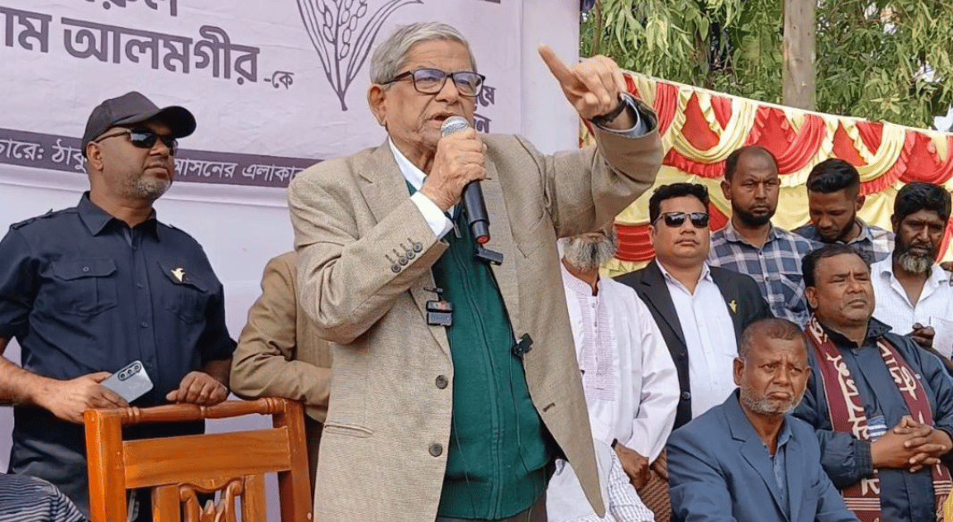 গণভোটই ঠিক করবে সংস্কারের ভবিষ্যৎ  মির্জা ফখরুল