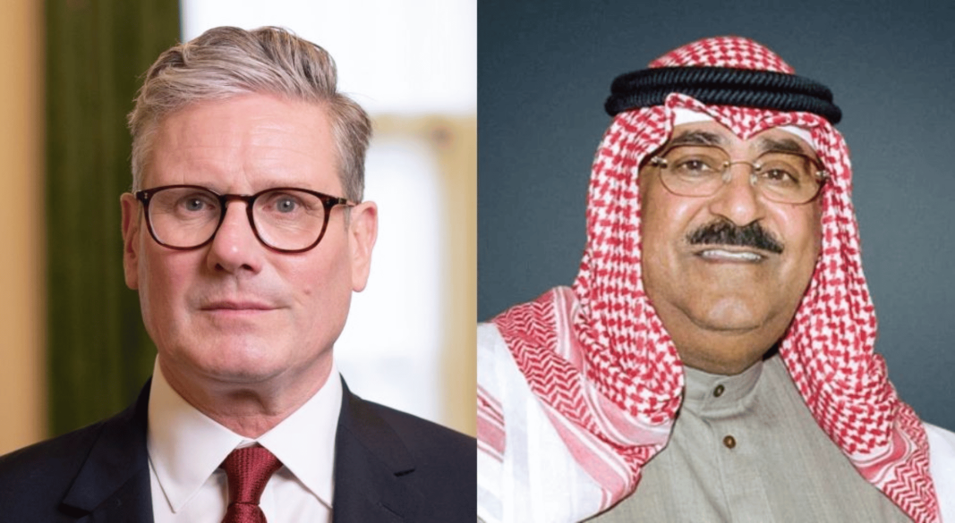 কিয়ার স্টারমার ও শেখ মিশাল আল-আহমাদ আল-সাবাহ
