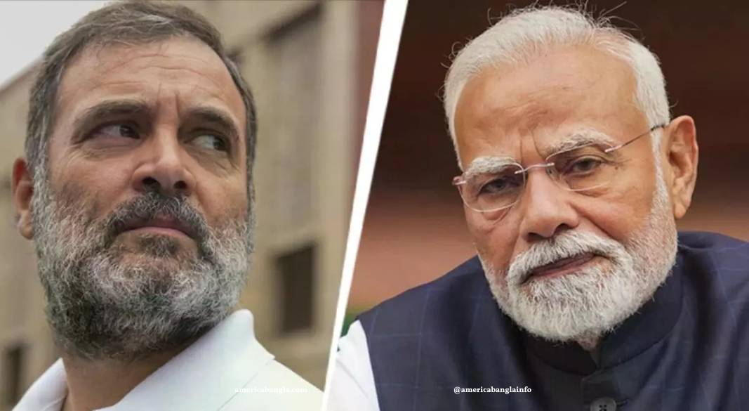 রাহুল গান্ধী ও নরেন্দ্র মোদি