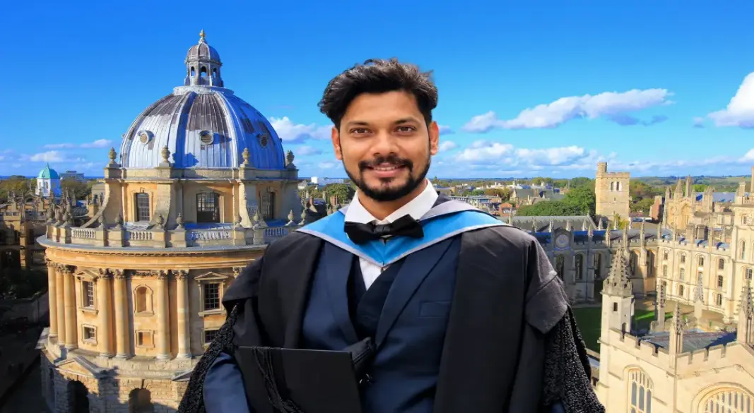 যুক্তরাজ্যের অক্সফোর্ড বিশ্ববিদ্যালয়ে ডি.ফিল প্রোগ্রামে যোগ দিচ্ছেন বাংলাদেশের বিজ্ঞানী মোহাম্মদ উজ্জ্বল হোসেন। ছবি: সংগৃহীত