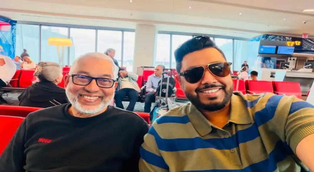 চট্টগ্রামের ঐতিহ্যবাহী মেজবান ও সাংস্কৃতিক আয়োজনে যোগ দিতে ভার্জিনিয়ার পথে নকীব খান ও প্রতীক হাসান। ছবি: সংগৃহীত