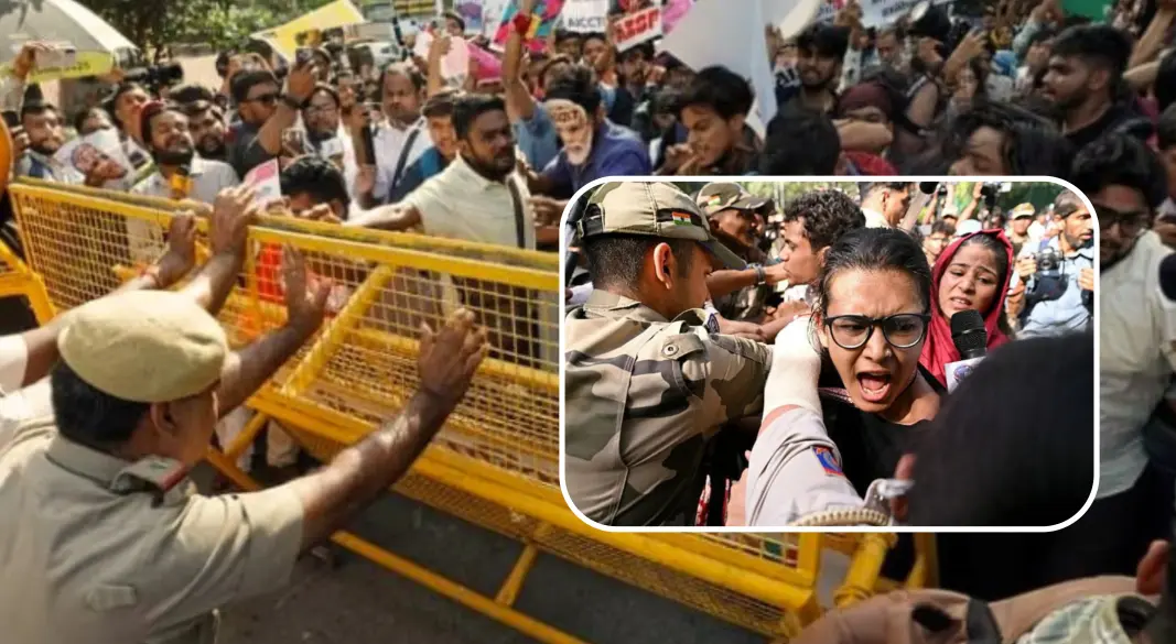ভারতের রাজধানী নয়াদিল্লিতে প্রতিবাদ কর্মসূচিকে কেন্দ্র করে উত্তেজনার মধ্যে ছাত্রনেত্রী নেহা বোরাকে আটক করেছে দিল্লি পুলিশ।