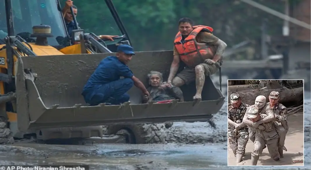 প্রবল জল ও কাদার স্রোতে নেপালের পাহাড়ি এলাকায় ব্যাপক ক্ষয়ক্ষতি হয়েছে। ছবি: সংগৃহীত