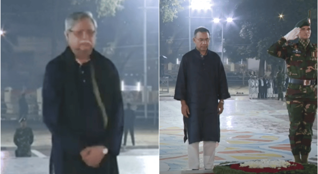 রাষ্ট্রপতি মো. সাহাবুদ্দিন এবং প্রধানমন্ত্রী তারেক রহমান